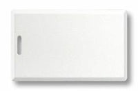 White Paradox Standard Proximity Card with gray slot detail for access control systems