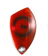 Red Paradox Proximity Card with circular emblem design and mounting hole