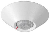 Paradox 360-degree ceiling-mounted digital motion detector with white dome housing and integrated sensor lens