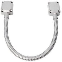 SECO-LARM 18-inch armored door cord with aluminum end caps and flexible metal conduit