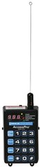 Linear AP-5 wireless access controller with antenna and keypad display for two gate or door control