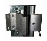 DC-4811 overhead magnetic contact with 24-inch armored cable, metal housing with mounting bracket and connector