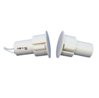 DC-1813 magnetic door contact sensor with 3/4 inch gap press-fit steel mounting for security systems